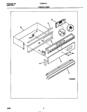 CONTROL PANEL Diagram and Parts List for TGB557CCS2  Tappan Wall Oven