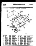 SPLASHER CONTROL Diagram and Parts List for 72-3977-00-06  Tappan Range