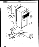 SYSTEM AND AUTOMATIC DEFROST PARTS Diagram and Parts List for FPWE18TPL1  Frigidaire Refrigerator