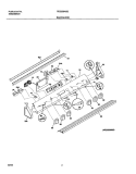 BACKGUARD Diagram and Parts List for FES300ASD  Frigidaire Range