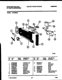 CONSOLE AND CONTROL PARTS Diagram and Parts List for SU182NXR2  Frigidaire Dishwasher