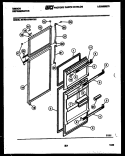 DOOR PARTS Diagram and Parts List for RD19F6WT3C  Gibson Refrigerator