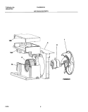AIR HANDLING PARTS Diagram and Parts List for FAA065M7A1  Frigidaire Air Conditioner