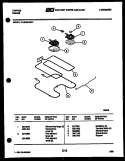 BROILER PARTS Diagram and Parts List for 31-2549-00-01  Tappan Range