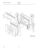 DOOR Diagram and Parts List for BES322ES6  Crosley Range