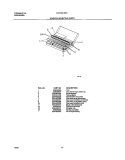 WINDOW MOUNTING PARTS Diagram and Parts List for FAH10EJ2T2  Frigidaire Air Conditioner