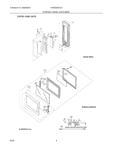 CONTROL PANEL / DOOR / MISC Diagram and Parts List for PLMBZ209GCA  Frigidaire Microwave