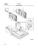 COMPRESSOR PARTS Diagram and Parts List for WAL128K2A1  Westinghouse Air Conditioner