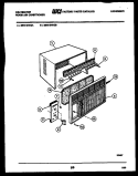 CABINET PARTS Diagram and Parts List for MH310H1QB  Kelvinator Air Conditioner