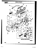 ICE MAKER AND INSTALLATION PARTS Diagram and Parts List for WRS22WRAW0  Frigidaire Refrigerator