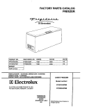 COVER Diagram and Parts List for FFC07C4CW0  Frigidaire Freezer