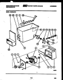 ICE DISPENSER Diagram and Parts List for RS249JCD2  Frigidaire Refrigerator