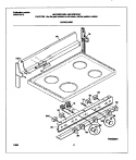 BACKGUARD Diagram and Parts List for MEF303PGWB  Frigidaire Range