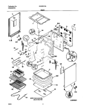 BODY Diagram and Parts List for NGSE3CSASB  Frigidaire Range