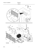 SYSTEM Diagram and Parts List for KFS220RHY1  Kelvinator Freezer