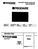 COVER Diagram and Parts List for FGC6X9XECC  Frigidaire Cooktop