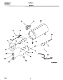 BURNER Diagram and Parts List for FDG8971EW0  Frigidaire Dryer