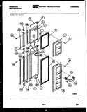 Part Location Diagram of 809966 Frigidaire PANEL-FREEZER ALMOND UPPER