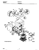 UPPER BODY Diagram and Parts List for TEB555CCB2  Tappan Wall Oven