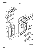 DOOR Diagram and Parts List for GRT18TNCD2  Gibson Refrigerator