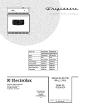 COVER Diagram and Parts List for FEB24S2ASD  Frigidaire Wall Oven