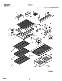 SHELVES, CONTROLS, DIVIDER, MULLION Diagram and Parts List for GRT15DRAD2  Gibson Refrigerator