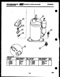 AIR HANDLING PARTS Diagram and Parts List for AH085J7T3  Frigidaire Air Conditioner