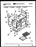 BODY PARTS Diagram and Parts List for PGF201HXD2  Frigidaire Range