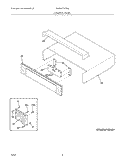 CONTROL PANEL Diagram and Parts List for E30EW7CEPS3  Electrolux Wall Oven