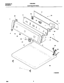 P16C0074 CONTROL PANEL Diagram and Parts List for FDE546RET2  Frigidaire Dryer