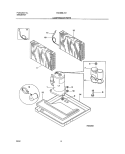 COMPRESSOR PARTS Diagram and Parts List for FAC066L7A1  Frigidaire Air Conditioner