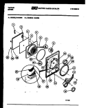 DOOR PARTS Diagram and Parts List for 49-2828-00-01  Tappan Dryer