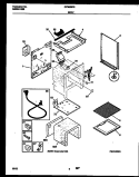 BODY PARTS Diagram and Parts List for CP302BP2W2  Frigidaire Range
