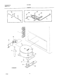 SYSTEM Diagram and Parts List for GTCF052  Frigidaire Freezer