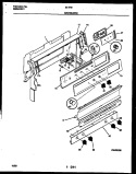 BACKGUARD Diagram and Parts List for 30-2761-00-05  Tappan Range