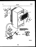 SYSTEM AND AUTOMATIC DEFROST PARTS Diagram and Parts List for RT173MLW1  Frigidaire Refrigerator