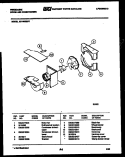 AIR HANDLING PARTS Diagram and Parts List for AR14NS8F1  Frigidaire Air Conditioner