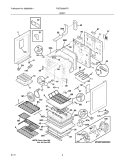 Part Location Diagram of 316580260 Frigidaire HARNESS