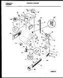 CABINET PARTS Diagram and Parts List for FRS24WPBD0  Frigidaire Refrigerator