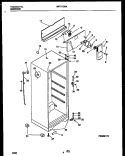 CABINET PARTS Diagram and Parts List for WRT17DRAD0  Frigidaire Refrigerator