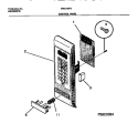 CONTROL PANEL Diagram and Parts List for SMS139T1B2  Tappan Microwave
