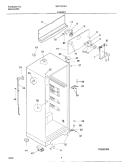 CABINET Diagram and Parts List for MRT18CSHW1  Uni Refrigerator
