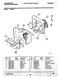Part Location Diagram of 5303271336 Frigidaire MOTOR