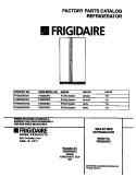 COVER Diagram and Parts List for FRS20QRCW3  Frigidaire Refrigerator
