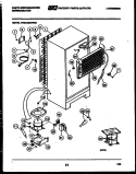 SYSTEM AND AUTOMATIC DEFROST PARTS Diagram and Parts List for RTG153HCH2A  Frigidaire Refrigerator