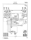 WIRING DIAGRAM Diagram and Parts List for FEF364BXAWA  Frigidaire Range