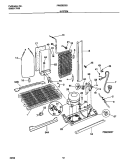 SYSTEM Diagram and Parts List for FRS26ZGGB6  Frigidaire Refrigerator