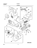 CONTROLS Diagram and Parts List for FRS26KF7AB5  Frigidaire Refrigerator