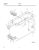 CABINET Diagram and Parts List for WFC25M4HW1  Westinghouse Freezer
