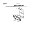 WINDOW MOUNTING PARTS Diagram and Parts List for FAL123H1A1  Frigidaire Air Conditioner
